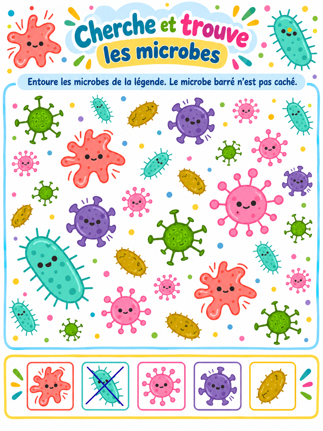 Activités sur les microbes